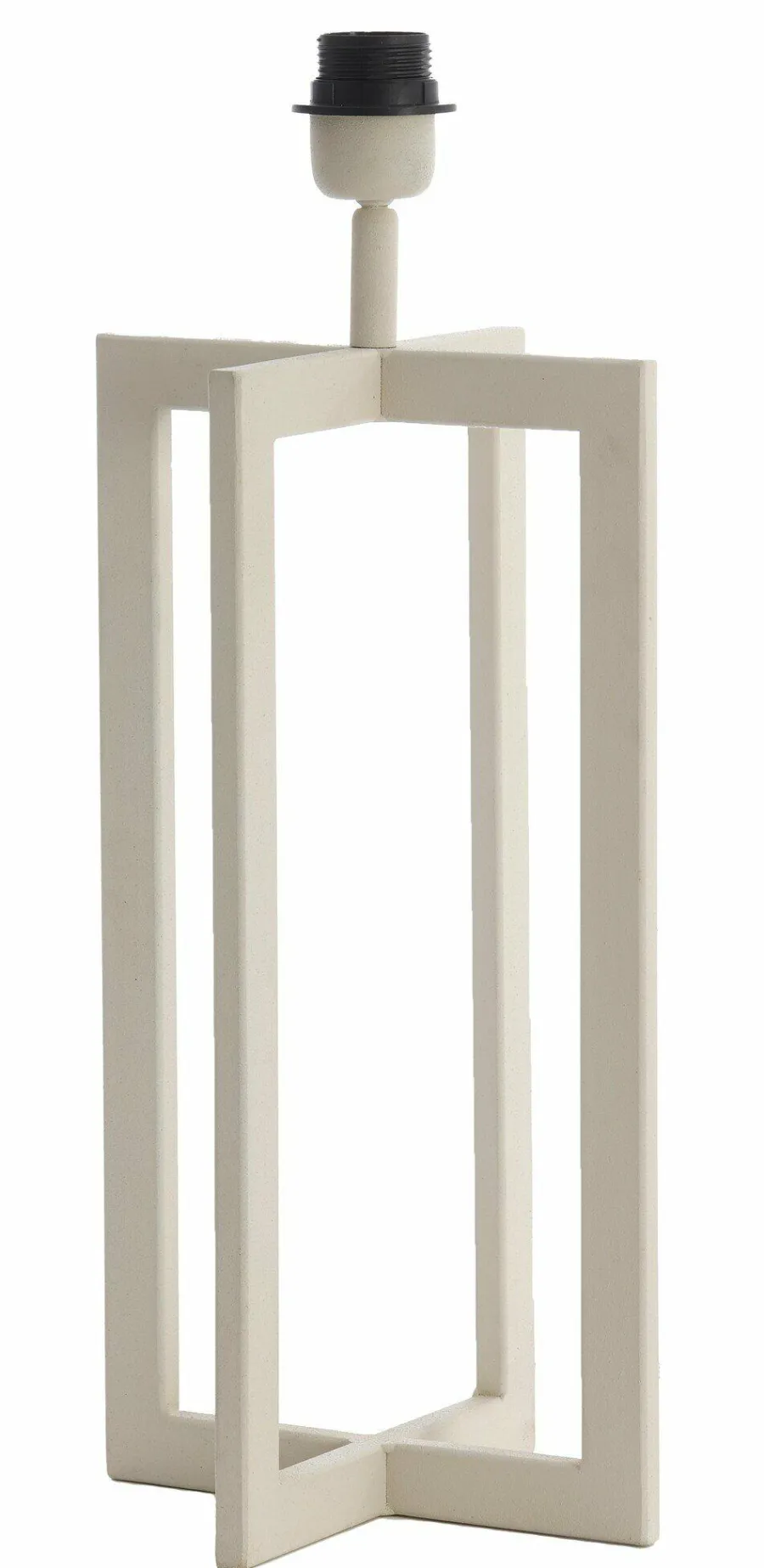 Light en Living Lampvoet 21x21x46 cm MACE crème