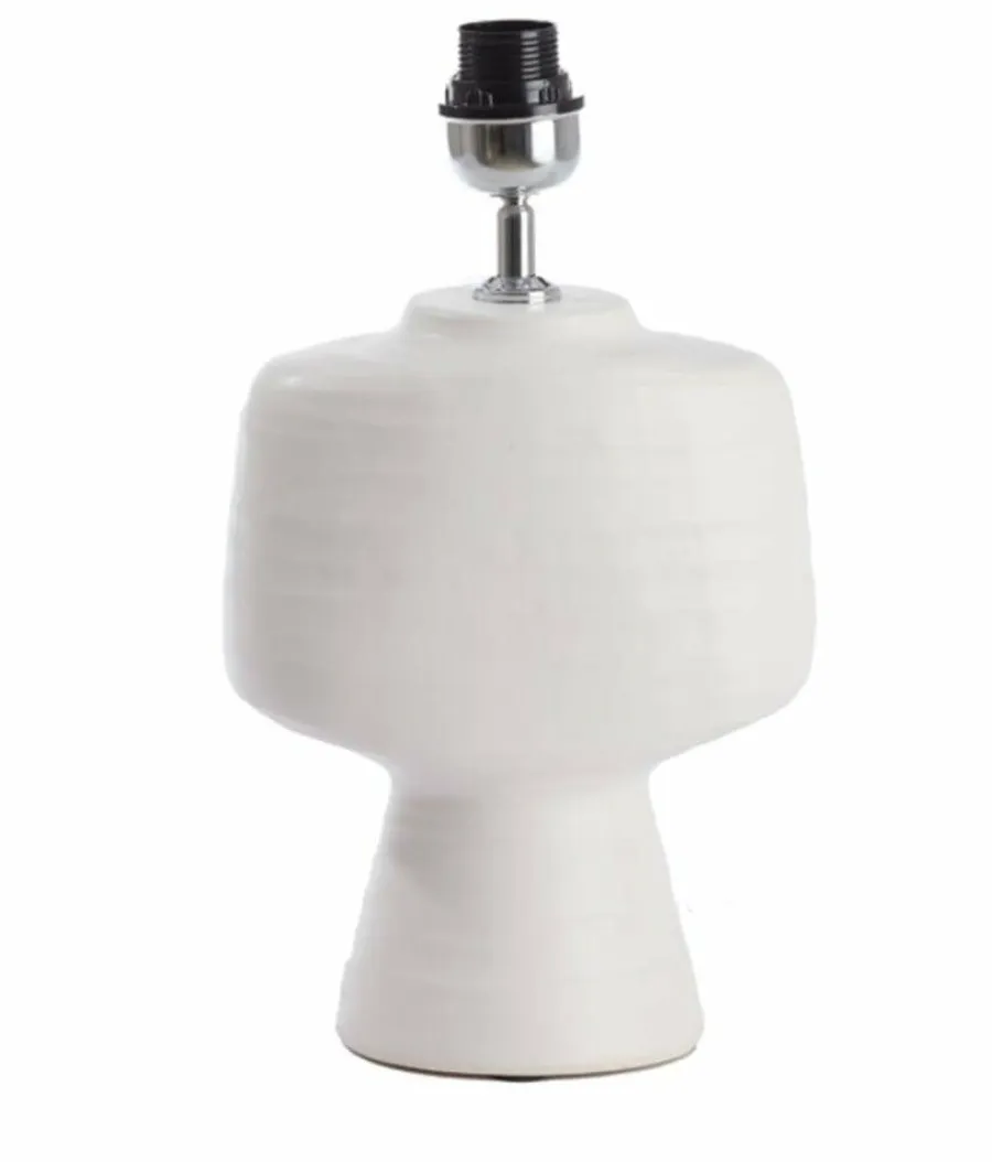 Light en Living Lampvoet 22,5x14,5x39 cm GANDORO keramiek mat crème Hot