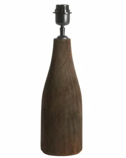 Light en Living Lampvoet Ø13x32 cm TRAPINO hout mat donker bruin Discount