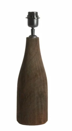 Light en Living Lampvoet Ø13x32 cm TRAPINO hout mat donker bruin Discount