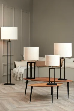 Light en Living Lampvoet 20x10x41 cm SHIVA mat zwart Online