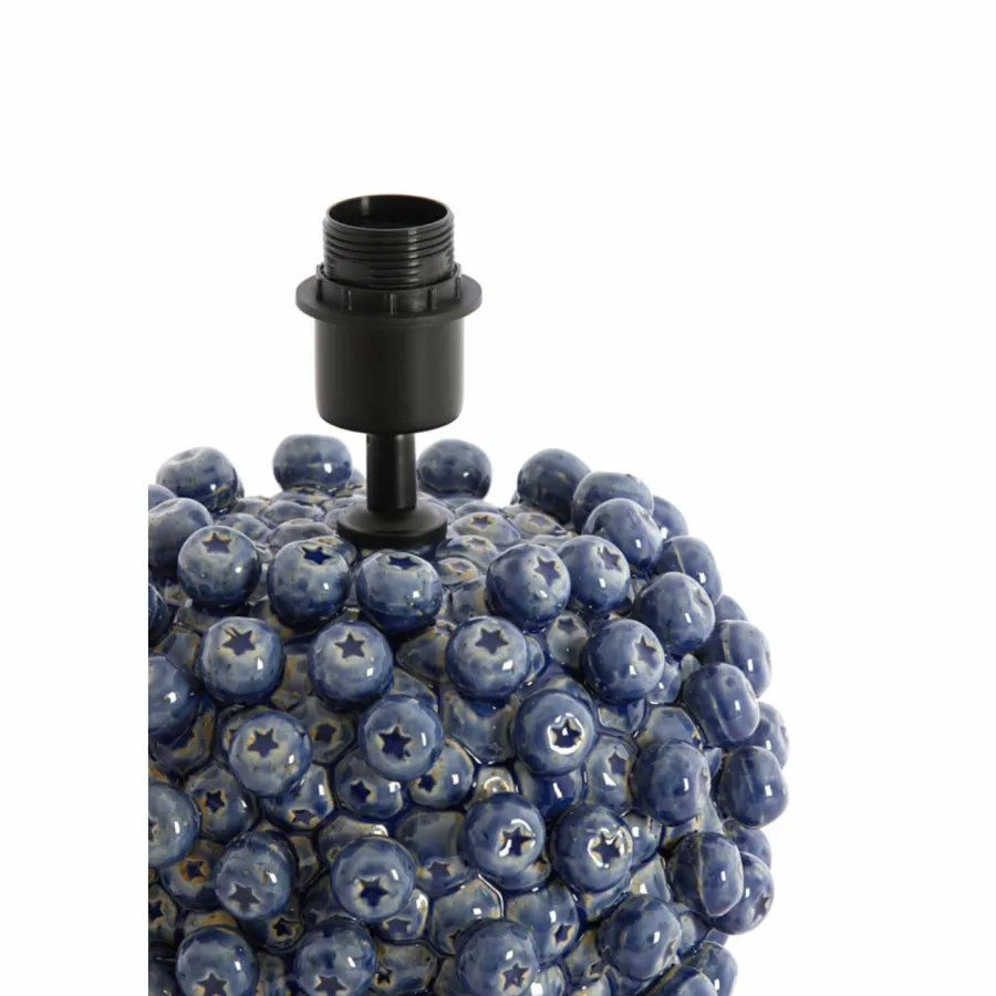 Light en Living Lampvoet Ø25,5x27 cm BERRIES keramiek donker blauw