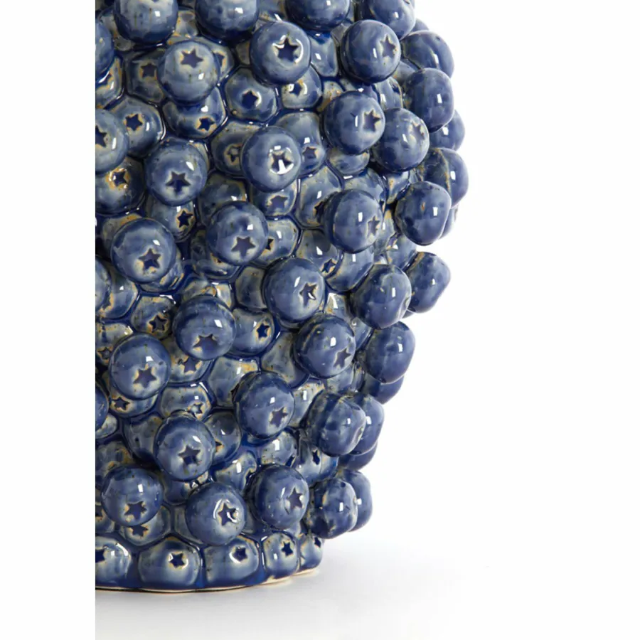 Light en Living Lampvoet Ø25,5x27 cm BERRIES keramiek donker blauw