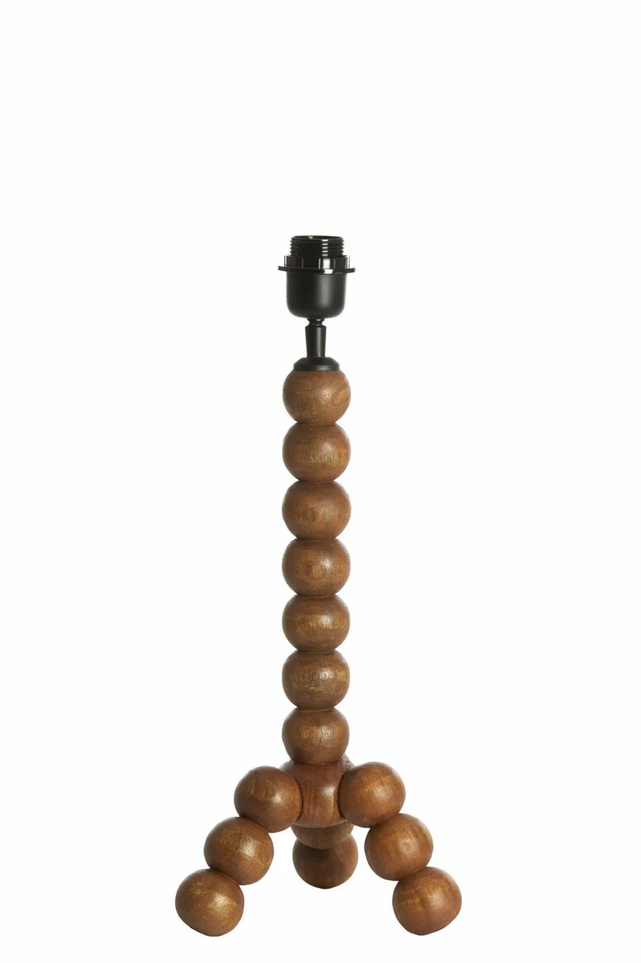 Light en Living Lampvoet 20x20x40 cm VEGLIO hout olie bruin Outlet