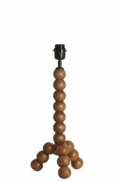 Light en Living Lampvoet 20x20x40 cm VEGLIO hout olie bruin Outlet