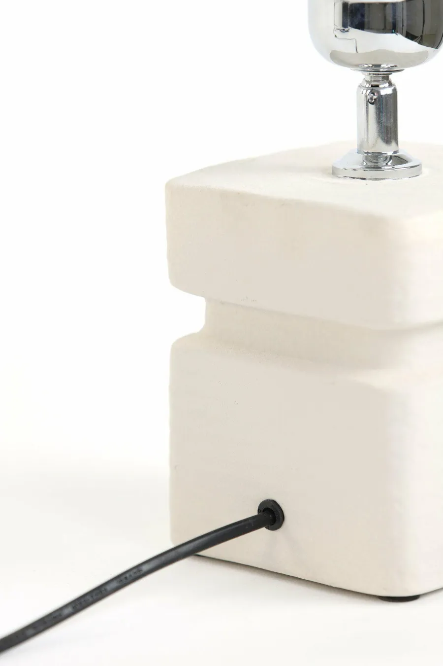 Light en Living Lampvoet 12,5x12,5x24,5 cm AMTA keramiek crème Online