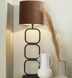 Light en Living Lampvoet 23x11,5x69 cm LUTIKA mat zwart Discount