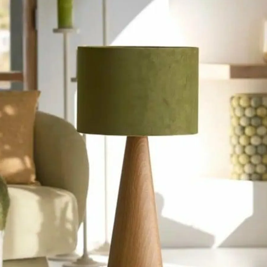 Light en Living Lampvoet Ø13,5X33,5 cm DINAN houtprint naturel Outlet