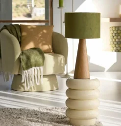 Light en Living Lampvoet Ø13,5X33,5 cm DINAN houtprint naturel Outlet