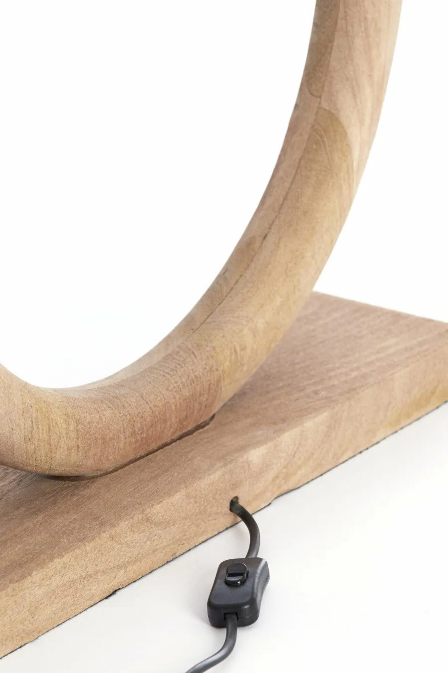 Light en Living Lampvoet 51x13x54 cm NUBIA hout mat naturel Outlet