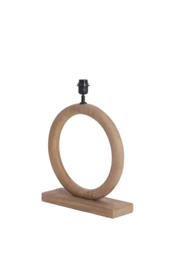 Light en Living Lampvoet 51x13x54 cm NUBIA hout mat naturel Outlet