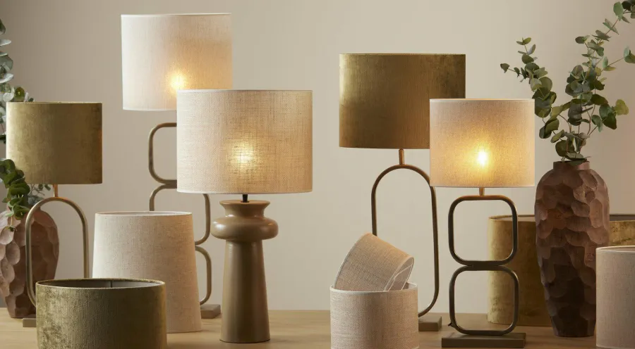 Light en Living Lampvoet 23x11,5x46 cm LUTIKA licht goud Best