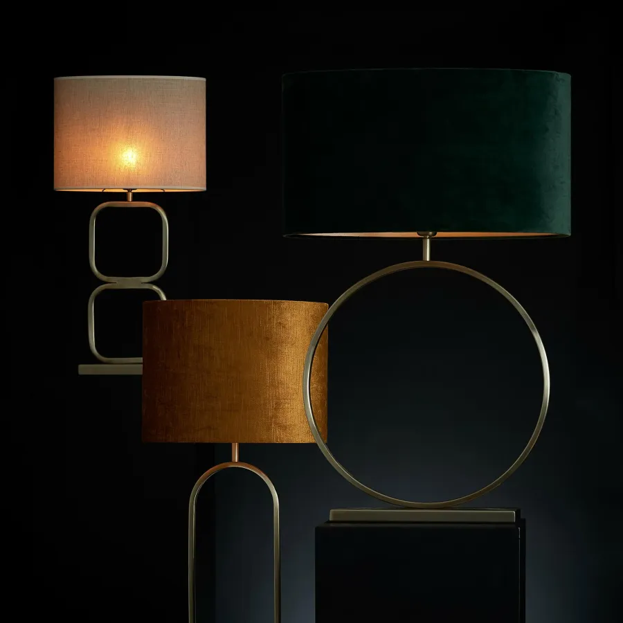 Light en Living Lampvoet 23x11,5x46 cm LUTIKA licht goud Best
