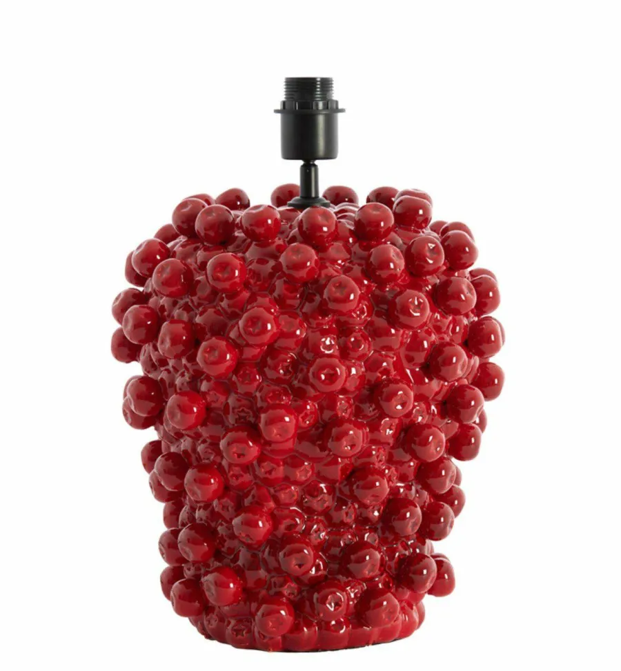 Light en Living Lampvoet Ø31,5x35 cm BERRIES keramiek rood Online