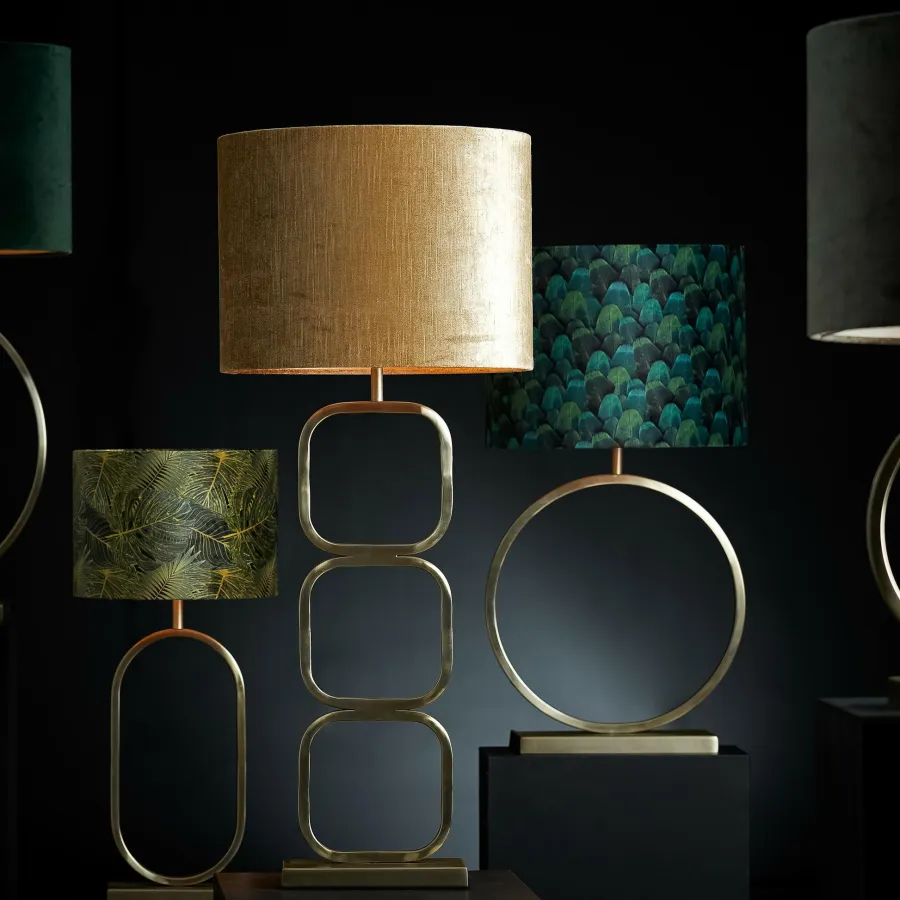 Light en Living Lampvoet 23x11,5x69 cm LUTIKA licht goud