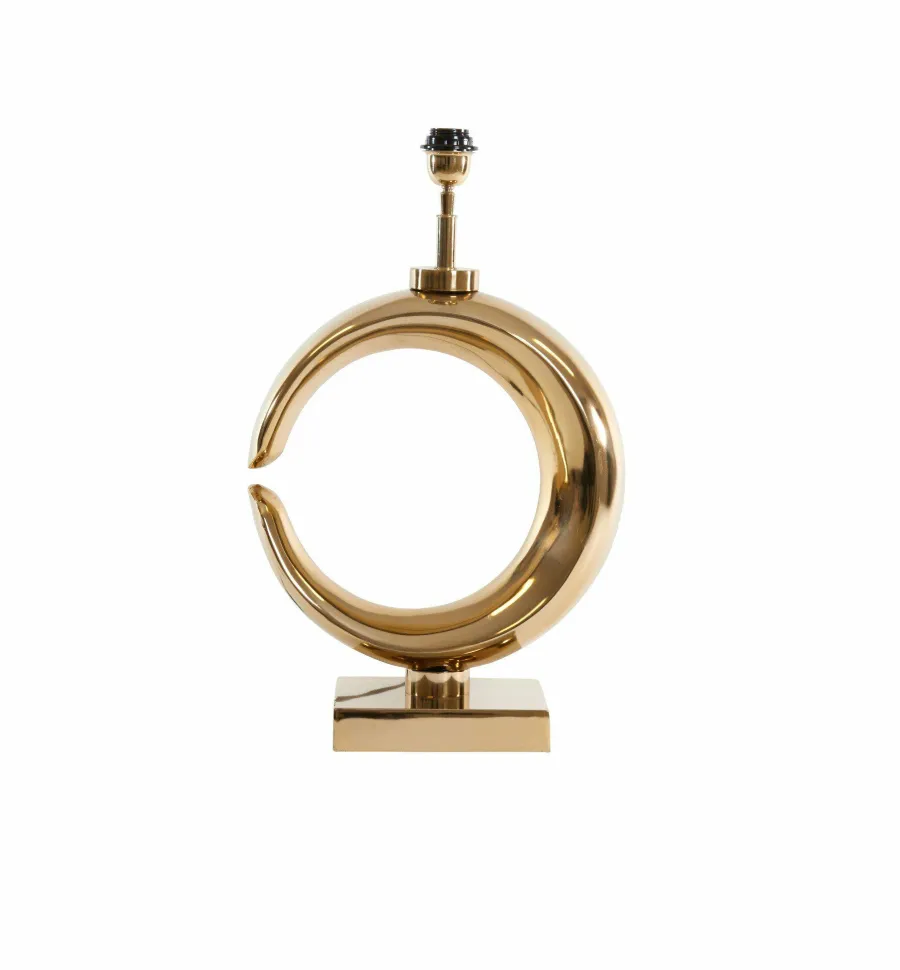 Light en Living Lampvoet 37x20x60 cm MAAN licht goud Discount