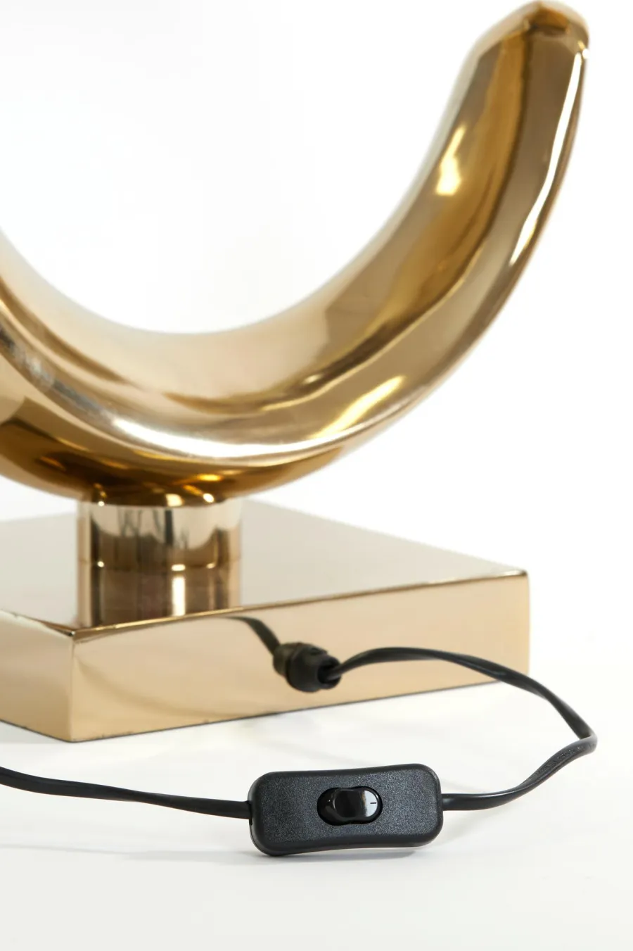 Light en Living Lampvoet 37x20x60 cm MAAN licht goud Discount