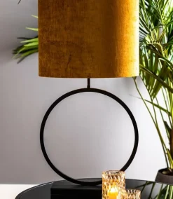 Light en Living Lampvoet LIVA mat zwart - Diverse afmetingen New