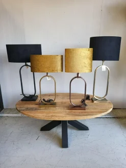 Light en Living Lampvoet JAMIRI antiek koper 20 x 13 x 55 cm Discount
