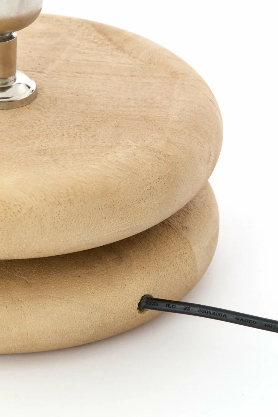 Light en Living Lampvoet EBOLI Ø20x9 cm Hout Mat Naturel – Light & Living Hot