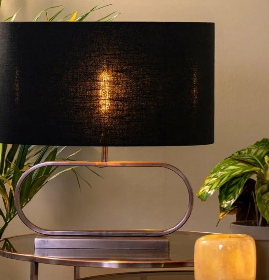 Light en Living Lampvoet JAMIRO antiek koper - 2 maten Clearance