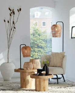 Light en Living Lampvoet 26,5x20x60 cm MARENO mat zwart Sale