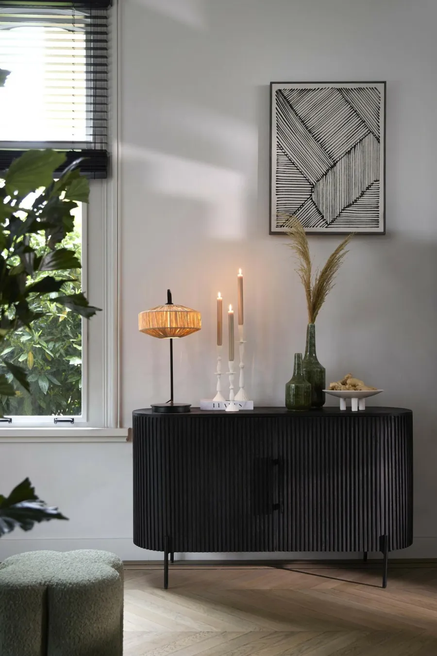 Light en Living Lampvoet 26,5x20x60 cm MARENO mat zwart Sale