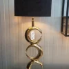 Light en Living Lampvoet 23x13x65 cm MAAN licht goud Best