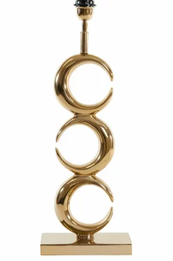 Light en Living Lampvoet 23x13x65 cm MAAN licht goud Best