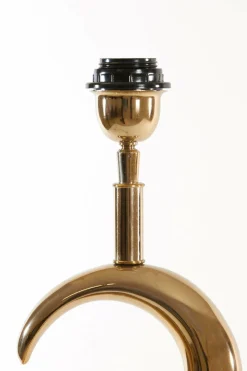 Light en Living Lampvoet 23x13x65 cm MAAN licht goud Best