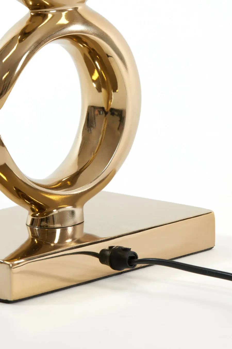 Light en Living Lampvoet 23x13x65 cm MAAN licht goud Best