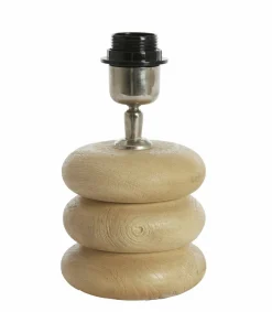 Light en Living Lampvoet Ø12x12 cm BUDONGO hout naturel Discount