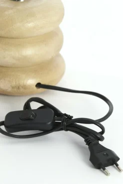Light en Living Lampvoet Ø12x12 cm BUDONGO hout naturel Discount