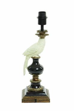 Light en Living Lampvoet 14,5x14,5x46,5 cm NYASA antiek brons-zwart-crème Best