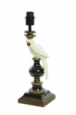 Light en Living Lampvoet 14,5x14,5x46,5 cm NYASA antiek brons-zwart-crème Best