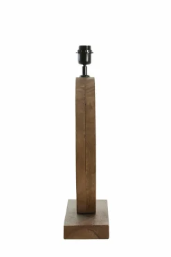 Light en Living Lampvoet 41x13x55 cm TINAR hout mat bruin
