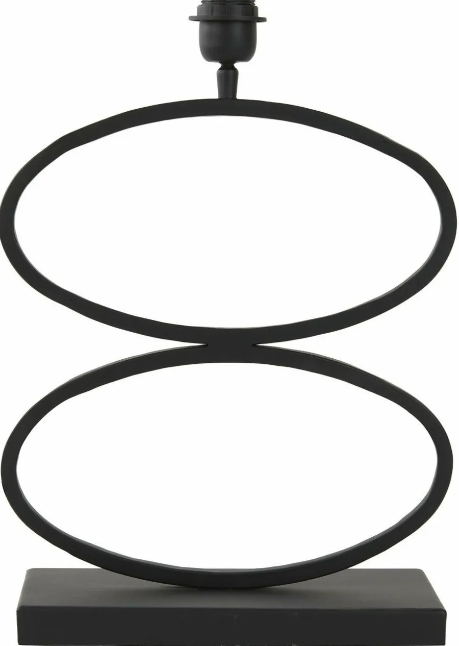 Light en Living Lampvoet STELIUS mat zwart - 33x17x42 cm Clearance