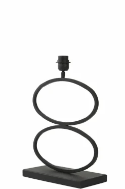Light en Living Lampvoet STELIUS mat zwart - 33x17x42 cm Clearance