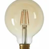 Light en Living LED globe Ø9,5x14 cm LIGHT 4W amber E27 dimbaar Discount