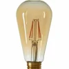 Light en Living LED hoekig Ø6,5x14,5 cm LIGHT 4W amber E27 dimbaar Discount