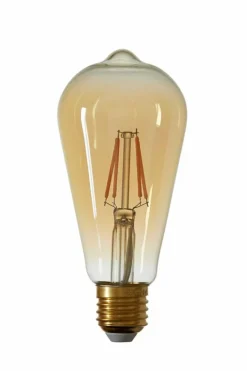 Light en Living LED hoekig Ø6,5x14,5 cm LIGHT 4W amber E27 dimbaar Discount