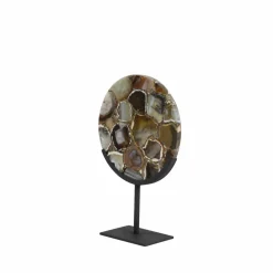 Light en Living Ornament op voet GOUYA agaat+mat zwart Hot