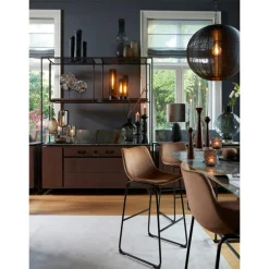 Light en Living Ornament op voet GOUYA agaat+mat zwart Hot