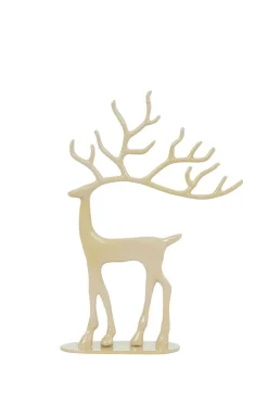 Light en Living Ornament 17x6x24 cm DEER glanzend zand Online