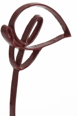 Light en Living Ornament op voet 19x8x38 cm CALLA glans bordeaux Online