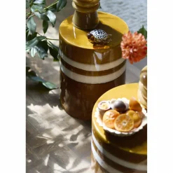 Light en Living Ornament 15,5x14,5x7 cm TURTLE glas amber+wit-zwart Discount