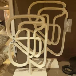 Light en Living Ornament op voet 18x8x31 cm GOLEZA crème Sale