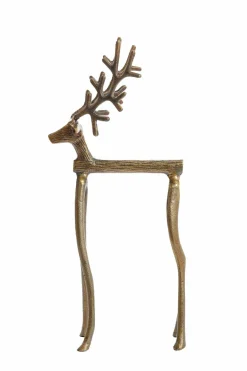 Light en Living Ornament 20.5x13x47 cm REINDEER goud Discount
