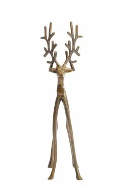 Light en Living Ornament 20.5x13x47 cm REINDEER goud Discount