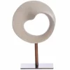 Light en Living Ornament op voet 20x10x30 cm TUZLA taupe+donker brons New